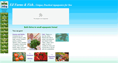 Desktop Screenshot of ezfarmsandfish.com